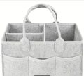 Everyday Baby Diaper Caddy organizer -Thick Heavy Duty Portable Nursery Storage Bin and Car Caddy Organizer - Felt Baby Diaper Bag for Storage with Handle –New Born Essentials Baby Gifts