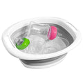KEUYE Baby Bottle Wash BasinCollapsible Baby Bottle Dishwasher BasketsBaby Bottle Tub for SinkReusable Baby Bottle Sink Basket for Home and Travel